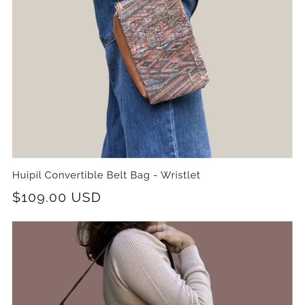 Chic Multicolor Patterned Clutch - Picture 4 of 5